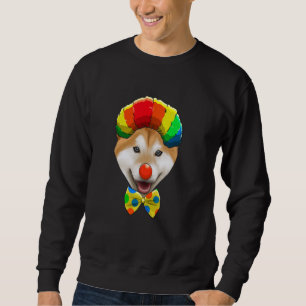 Sudadera Payaso Shiba Inu Circus Dog