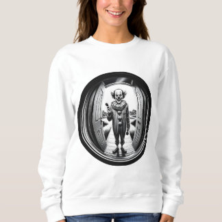 Sudadera Payaso siniestro en la puerta | Fisheye