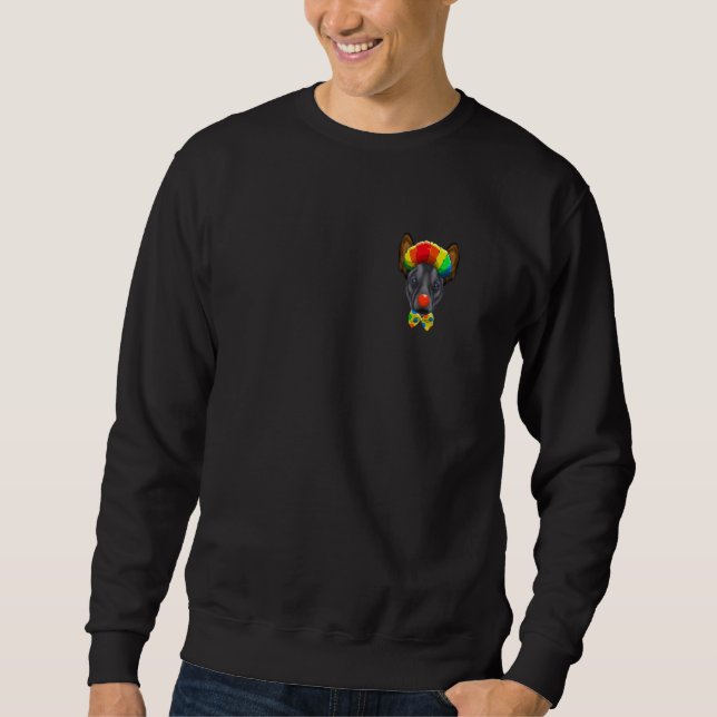 Sudadera Payaso Xoloitzcuintli Circus Dog Pocket (Anverso)
