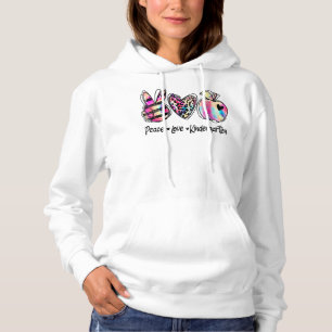 Sudadera Paz Amar A Los Chicas De Jardín De Niños De Regres