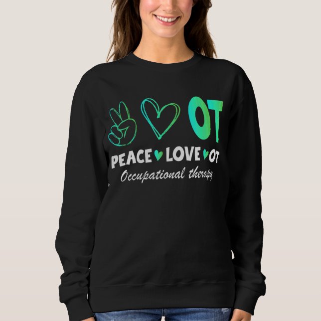 Sudadera Paz Amor A Terapia Ocupacional Assis (Anverso)