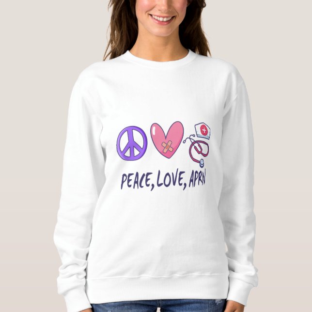 Sudadera Paz Amor APRN (Anverso)