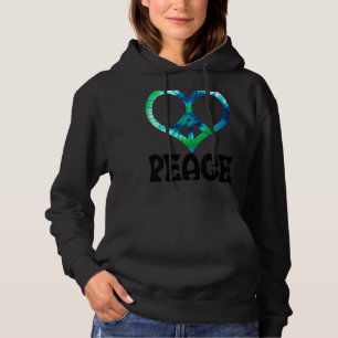 Sudadera Paz, amor, corazón, mujeres, amor por la paz