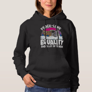 Sudadera Paz, Amor E Igualdad Y Mucho Orgullo Bi