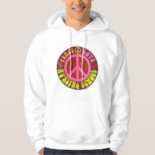 Sudadera Paz, amor, escuela de enfermería
