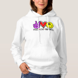 Sudadera Paz Amor Felicidad Positividad