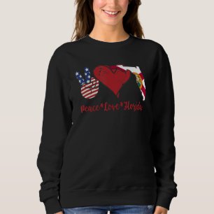 Sudadera Paz Amor Florida