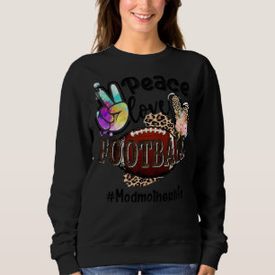Sudadera Paz Amor Fútbol Madre Vida Abuela Leo