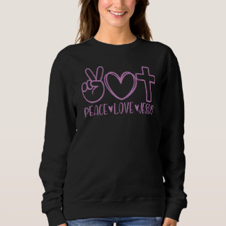 Sudadera Paz Amor Jesús Fe Cristiana Mamá Spi Religiosa