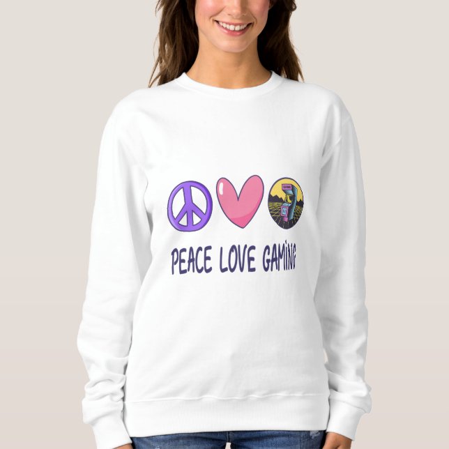 Sudadera Paz Amor Juegos (Anverso)