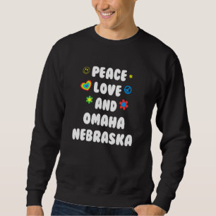 Sudadera Paz Amor Omaha Nebraska Patriotismo Ne
