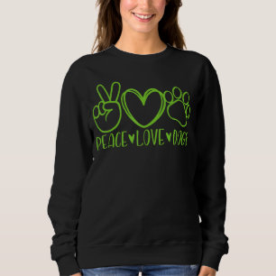 Sudadera Paz Amor Perros Mamá Mamá Perro Perro Perro Perros