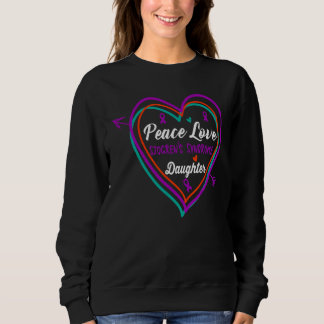 Sudadera Paz Amor Sjogrens Síndrome Conciencia Hija Su