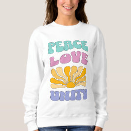 Sudadera Paz Amor Unidad