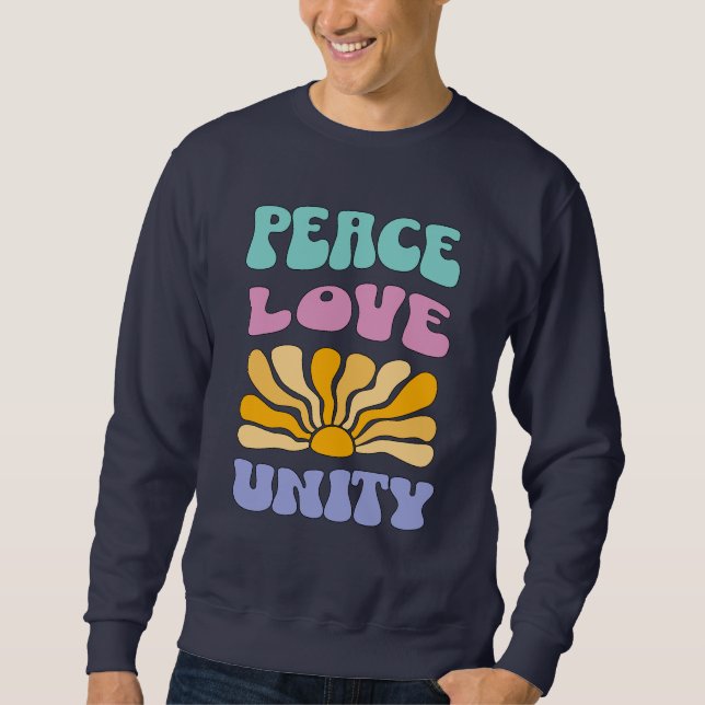 Sudadera Paz Amor Unidad (Anverso)
