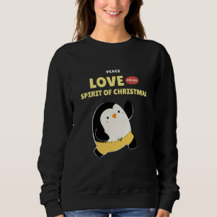 Sudadera Paz Amor y Alegría Espíritu de Navidades