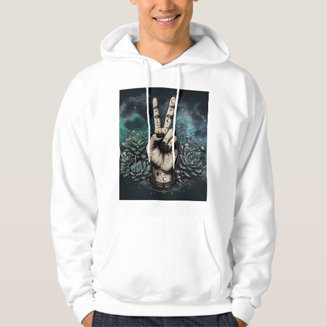 Sudadera Paz cósmica (Anverso)