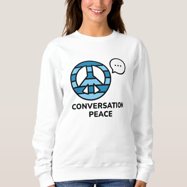 Sudadera Paz de conversación (Anverso)