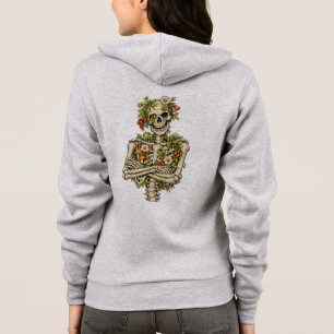 Sudadera Paz de la Pose del Esqueleto Botánico – El Humor d