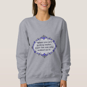 Sudadera Paz en aguas profundas