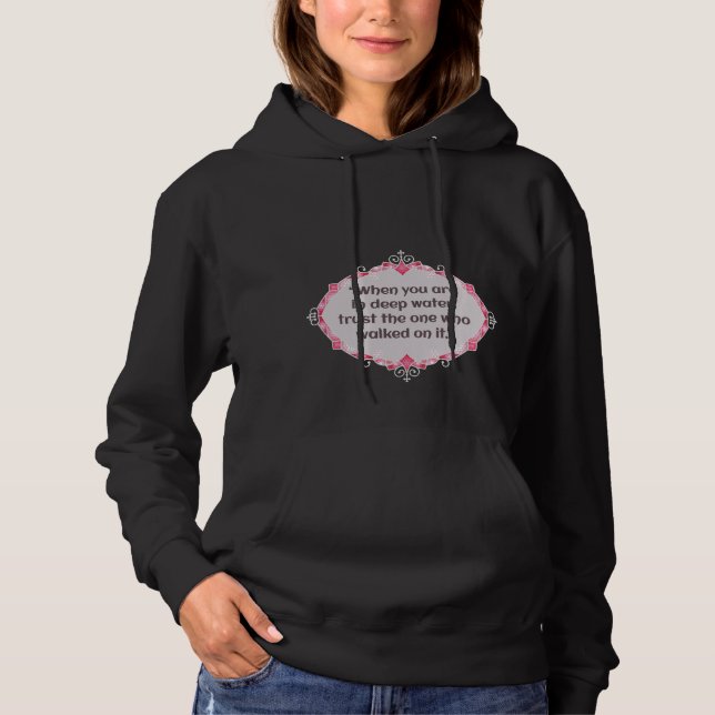 Sudadera Paz en aguas profundas (Anverso)