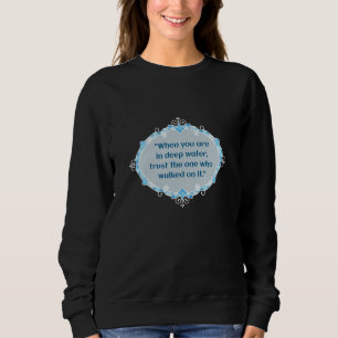 Sudadera Paz en aguas profundas