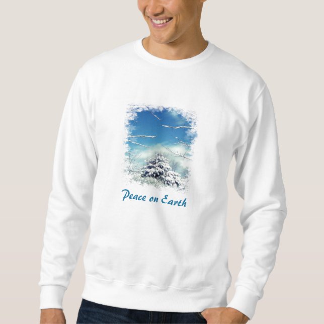 Sudadera Paz en la tierra (Anverso)