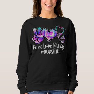 Sudadera Paz Enfermería Amor Enfermería Vida Para Enfermera