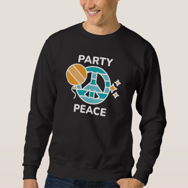 Sudadera Paz fiesta (Anverso)