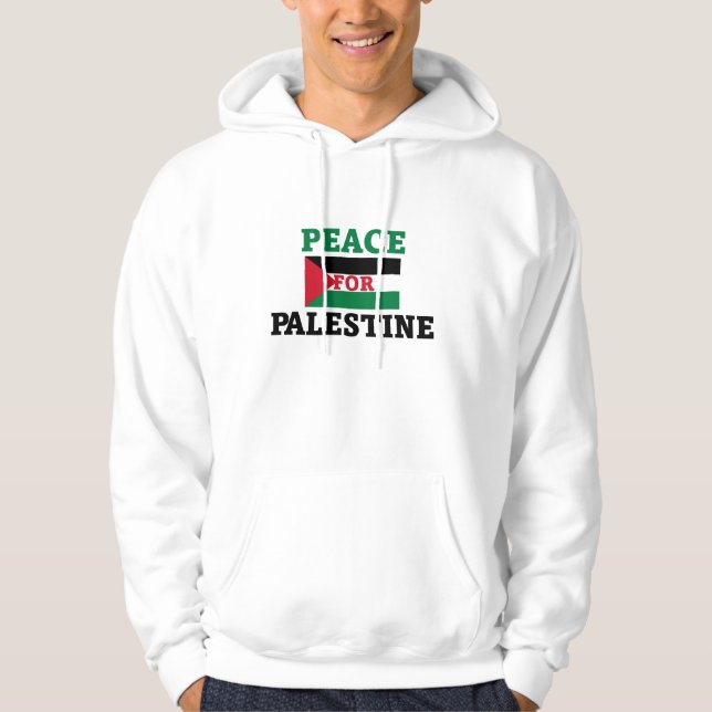 Sudadera Paz para Palestina (Anverso)