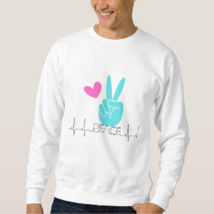 Sudadera Paz y amor de los hombres