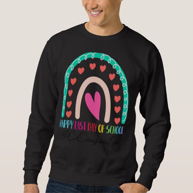 Sudadera Pca Caregier Feliz Día Internacional del Arcoiris (Anverso)