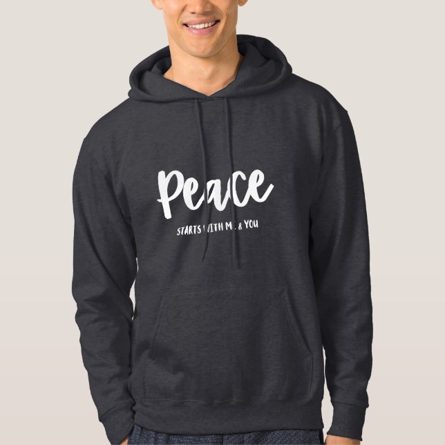 SUDADERA PEACE HOODIE (Anverso)