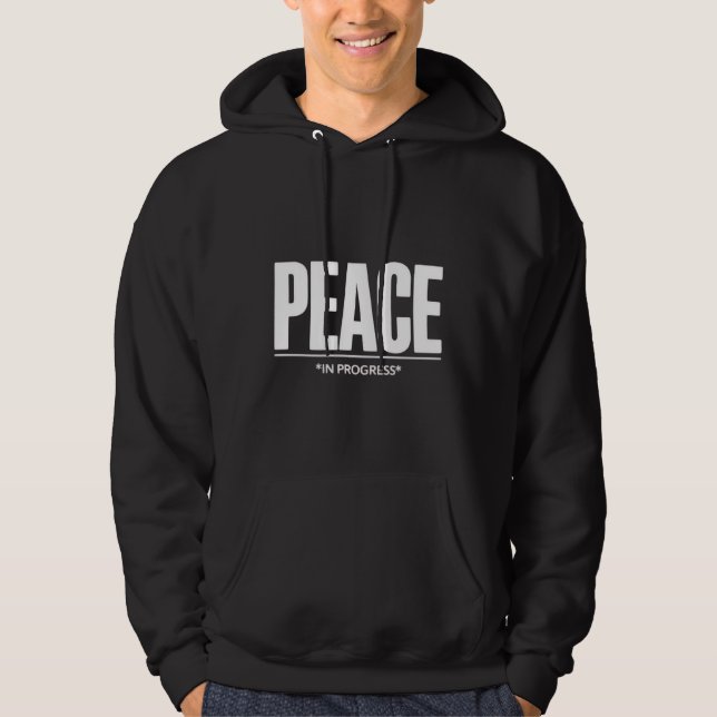 Sudadera 'PEACE in progress' T-Shirt (Anverso)