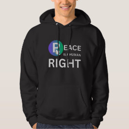 Sudadera Peace Is a Human Right | Dove and Earth Symbol