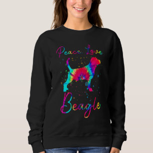 Sudadera Peace Love Beagle Dog