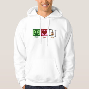 Sudadera Peace Love Cello Cellist