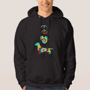 Sudadera Peace Love Dachshunds