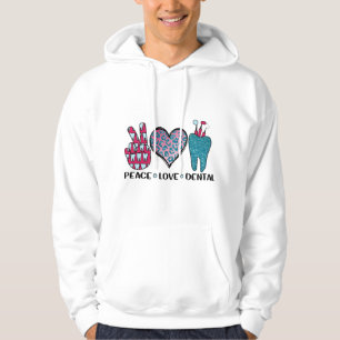 Sudadera Peace Love Dental Guay T Shirt
