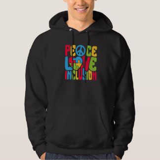 Sudadera Peace Love Inclusion SPED Teacher Special Educatio