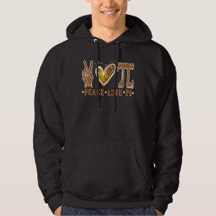 Sudadera Peace Love Pi Teacher Day presenta con Guay Math