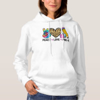 Peace Love Pre-K Leopard Tie Dye Back To School