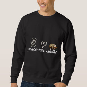 Sudadera Peace Love Sloth