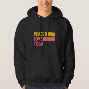 Sudadera Peace Love Yoga Niche Cita La Cita Del Hobby De Yo