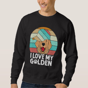 Sudadera Peace On Earth Golden Retriever I Love My Golden R