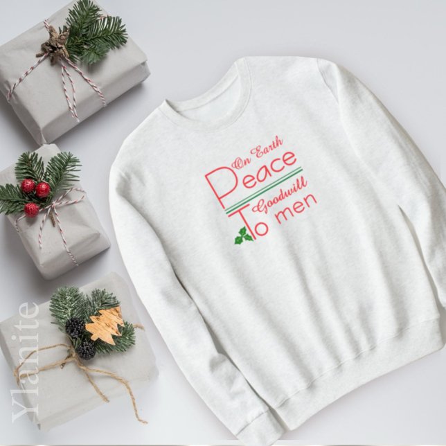 Sudadera Peace on Earth Goodwill ChristmasT-Shirt (Subido por el creador)