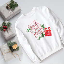 Sudadera Peace on Earth Goodwill ChristmasT-Shirt Sweatshir