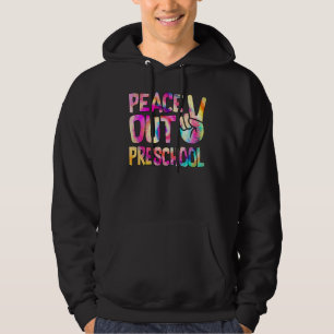 Sudadera Peace Out Preescolar Feliz Día De La Escuela