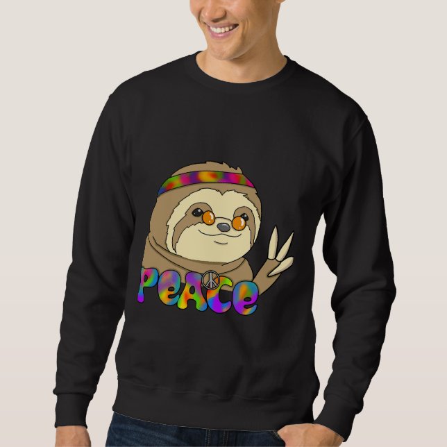 Sudadera Peace Sloth (Anverso)
