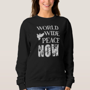 Sudadera Peace World Wide Now Dove